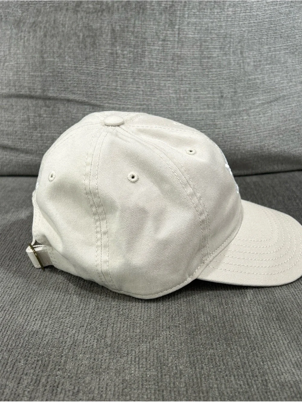 Adidas Baseball Cap Hat Logo Women’s Adjustable Beige Khaki